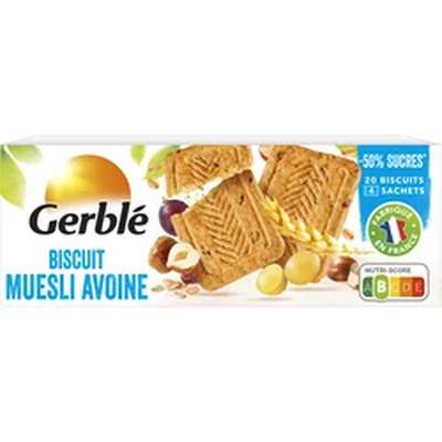 Biscuits muesli avoine, Gerblé (290 g)