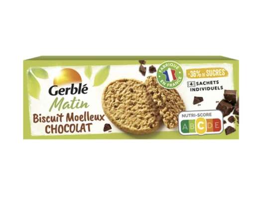 Biscuit moelleux au chocolat, Gerblé   (200 g)