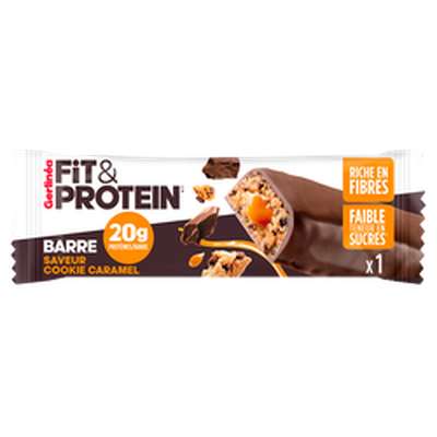 Barre fit & protein saveur cookie caramel, Gerlinea (57 g)