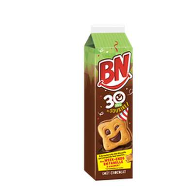 Biscuits fourrés gout chocolat , BN   (x 16, 285 g)