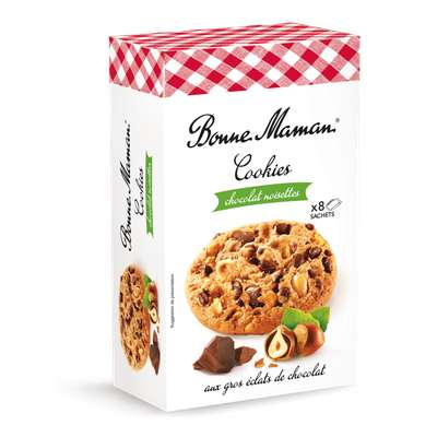 Cookies chocolat noisette, Bonne maman (225 g)