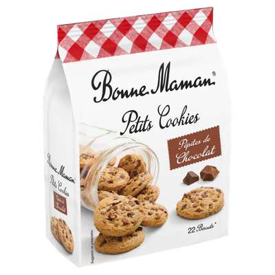 Petits cookies pépites de chocolat, Bonne Maman (250 g)