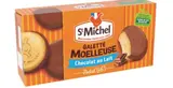 Galettes moelleuses nappées au chocolat au lait, St Michel (x 6, 180 g)