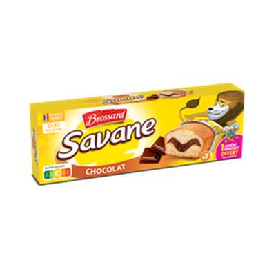 Savane pocket gâteau marbré chocolat, Brossard (x 7, 210 g)