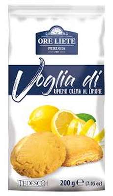 Biscuits fourrés au citron, Ore Liete (200 g)