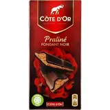 Chocolat noir fourré au praliné, Côte d'Or (200 g)