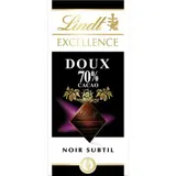 Chocolat noir Excellence doux 70%, Lindt (100 g)