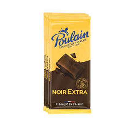 Chocolat noir extra, Poulain (3 x 100 g)