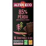 Chocolat Noir 85% Perou BIO, Alter Eco (100 g)