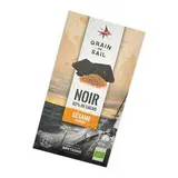 Chocolat noir sésame BIO, Grain de sail (100 g)