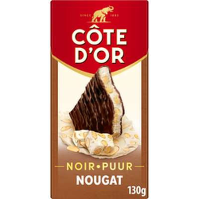 Chocolat fourré au nougat, Côte d'Or (130 g)