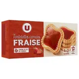 Tartelette carre fraise, U  (127 g)