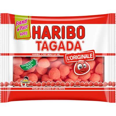 Bonbons Fraise Tagada, Haribo (400 g)