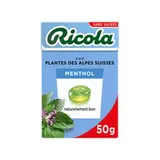 Bonbons menthol sans sucres avec stévia, Ricola (50 g)