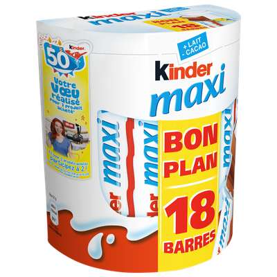 Kinder Maxi (x 18, 378 g)