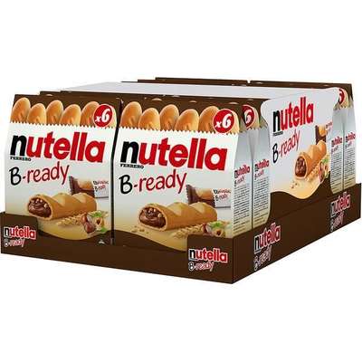 Nutella B'ready LOT DE 10 (par 6,  10 x 132 g)