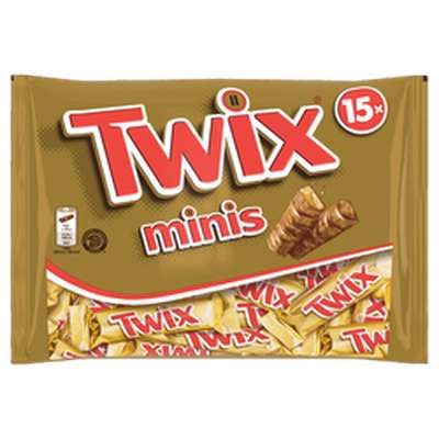 Twix Mini, Nestlé (x 15, 333 g)