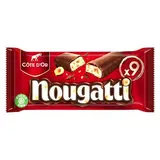 Barres de nougat au chocolat Nougatti, Côte d'Or (9 x 30 g)