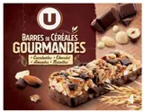 Barres de céréales chocolat cacahuètes , U (140 g)