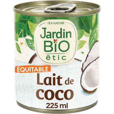 Lait de coco BIO, Jardin BIO (225 ml)