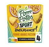 Gourdes endurance goût pomme ananas passion, Pom'potes Sport (4 x 90 g)