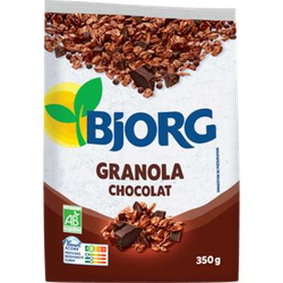 Granola chocolat BIO, Bjorg (350 g)