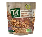 Muesli croustillant avoine amandes sans gluten BIO, Terres et céréales (500 g)