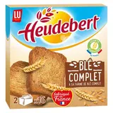Biscotte à la farine de blé complet, Heudebert (2 x 16, 280 g)
