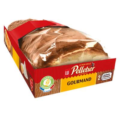 Pain grillé brioché Gourmand, Pelletier (300 g)