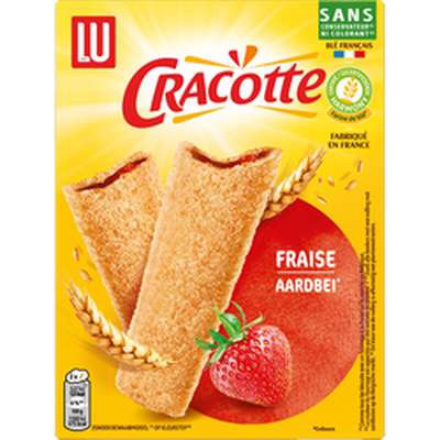 Cracotte à la fraise, Lu (200 g)