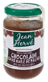 Pâte à tartiner Chocolade cacao noisette BIO, Jean Hervé (350 g)