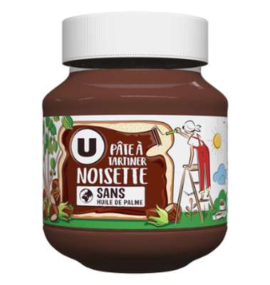 Pâte à tartiner aux noisettes, U (400 g)