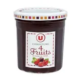 Confiture extra 4 fruits, U (370 g)