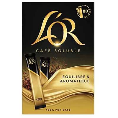 Café instantané, L'Or (x 80 sticks)