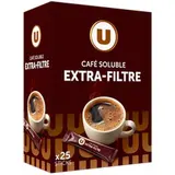 Café soluble Extra filtre, U (25 sticks)
