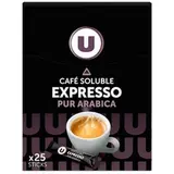Café soluble Espresso, U (25 sticks)
