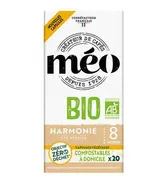 Café capsules Harmonie compostable à domicile BIO, Méo (x 20)