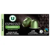 Café capsules espresso classico compatible Nespresso, U  (x 20)