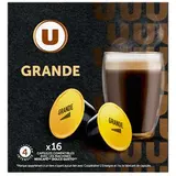 Café capsules Grande compatible Dolce Gusto, U (x 16)