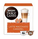 Café capsules Latte macchiato caramel, Nescafé Dolce Gusto (x 16)