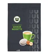 Café dosettes aromatisés noisettes compatible Senseo, U  (x 10)