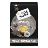Café dosettes espresso compatible Senseo, Carte Noire (x 60)