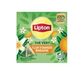 Thé vert fleur oranger mandarine, Lipton x 20 sachets (30 g)