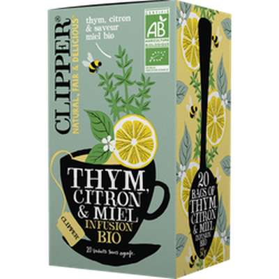 Infusion thym citron bio, Clipper x 20 sachets (32 g)