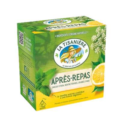 Infusion Apres Repas Citron, La Tisanière (x 20 sachets)