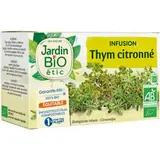 Infusion thym citronné bio,  Jardin Bio (20 sachets)