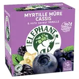 Infusion myrtille mûre cassis et vanille, Elephant (x 20 sachets)