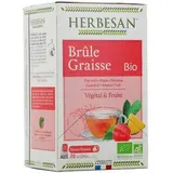 Infusion brûle graisse au maté vert BIO, Herbesan (20 sachets)
