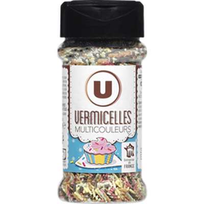 Vermicelles multicolores, U (60 g)
