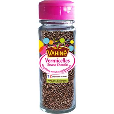 Vermicelles fantaisie au chocolat, Vahiné (65 g)